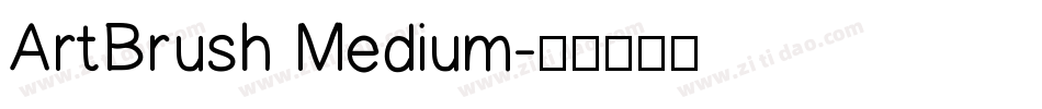 ArtBrush Medium字体转换
